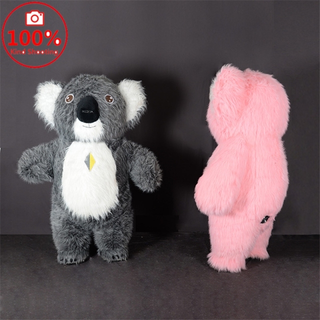 Smile Gentle Koala Mascot Costume for Adults Cosplay Party Dress 2m 2.6m Inflatable Koala Mascot Costume Clothes Sale