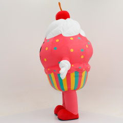 High Quality  Food-Themed Cake Shaped Inflatable Mascot Costume for Adults/Unisex Easter/Halloween Performance