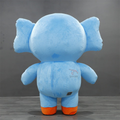 Adult Inflatable Elephant Mascot Costume Cartoon Animal Cosplay Printed for Easter Halloween Christmas Carnival Promotion,Big Mascot,Adult Inflatable Elephant Mascot Costume Cartoon Animal Cosplay Printed for Easter Halloween Christmas Carnival Promotion
