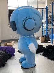 Party Dress Robot alien Customize for Brand Business Advertising 2m 2.6m Inflatable Plush Robot Mascot Costumes Clothes