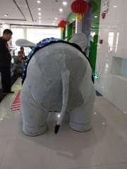 4 Legs Elephant Customized Inflatable Elephant Mascot Costume for Adult Halloween Plush Animal Costume