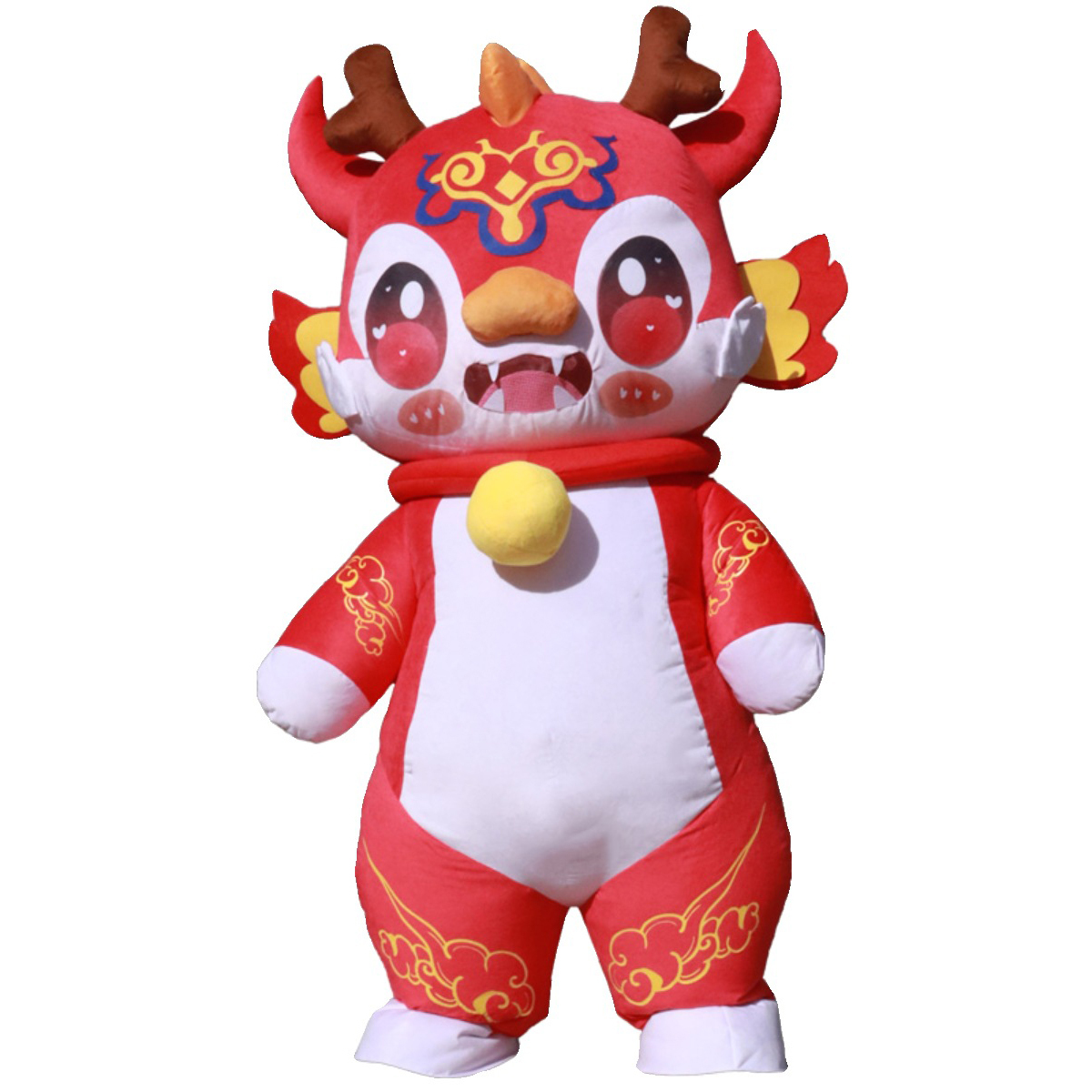 2024 Chinese New Year Mascot Outdoor Inflatable Dragon Costume for Adult
