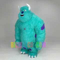 Adult Cartoon Character Party Suit Soft Plush Sully Inflatable Mascot Costume Rental Anime Disfraces Monsters Inc for Adults