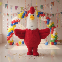 Inflatable Costumes Adult Halloween Cosplay Costumes Blow up Mascots Rooster