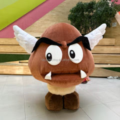 Factory Manufacture Funny Cute Animal Mascot Cartoon Mascot Mushroom Inflatable Costume for Adult