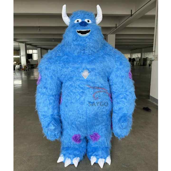 2025 Custom Cheap Price Sell High Quality Inflatable Mascot Sully Monsters Inc Costume for Men