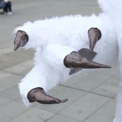 Durable Inflatable White Wolf Mascot Costume Custom Cheap Price White Wolf Suits High Quality Durable Inflatable Mascot Suits