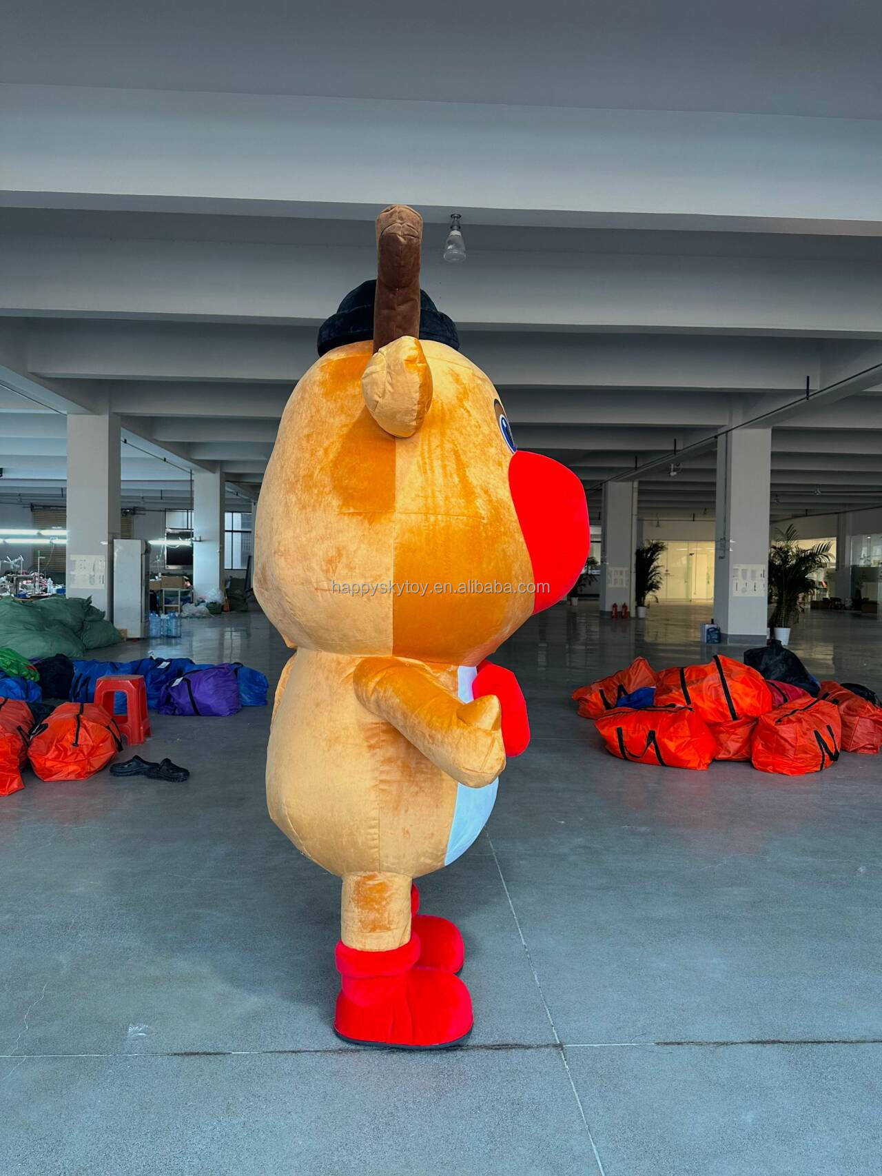 High Quality Custom Adult Santa Claus Mascot Costume Easter Bunny Carnival Party Accessory Inflatable Cosplay Outfit Mascot