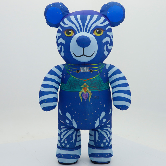 Cartoon Character Avatar Mum Teddy Bear Costumes Mascot for Events Pros Rental 2.2m Inflatable avatar Clothes Giant