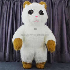 Inflatable Cat Costumes Adult Halloween Cosplay Costumes Blow up Cuty Role Play Disfraz Fancy Party Dres for Adult Kids
