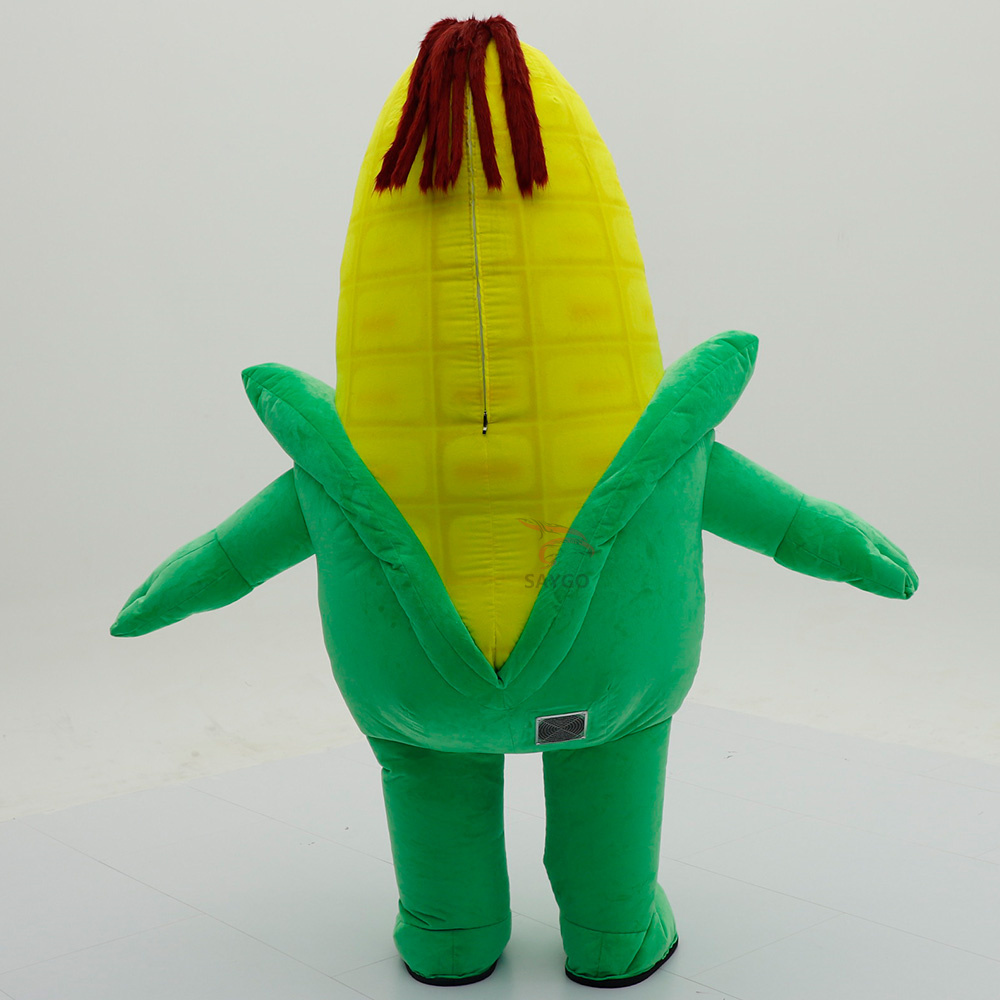 Custom Corn Cartoon Vegetable Anime Cosplay Mascot Costume for Carnival Fancy Dress Mascotte Halloween Party Performance
