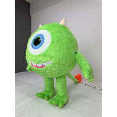 One Eye Monster Mascot Mike Inflated Fabric Furry Sully Mascots Ornaments Decor Events Advertising Giant Inflatable Decorations