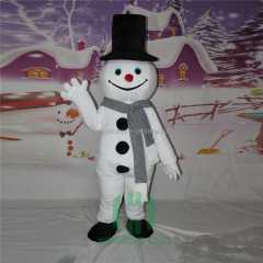 Large Size Pretty Walking Snowman Costume Cartoon Mascot for Easy Wear Advertising Promotion Snowman Costumes Clothing