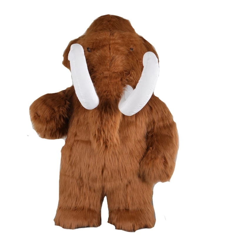 Furry Dress Animal Adult Mammoth Inflatable Mascot Costume Fursuit Primigenius Promotion