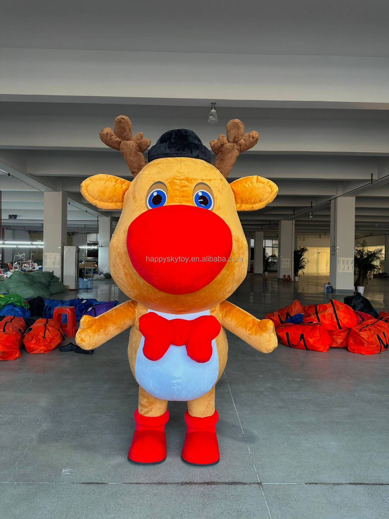 High Quality Custom Adult Santa Claus Mascot Costume Easter Bunny Carnival Party Accessory Inflatable Cosplay Outfit Mascot