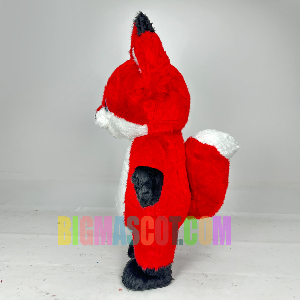 Adult Inflatable Animal Costume Fox Plush Halloween Walking Suit Party Cartoon Mascot Costumes