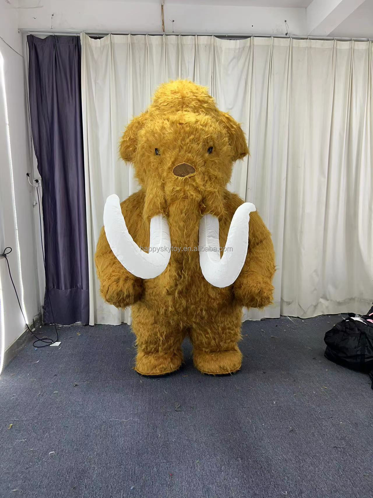 3m Majestic Mammoth Mascot Costume for Adults Inflatable Mammoth Manny Mascot in Ice Age Character
