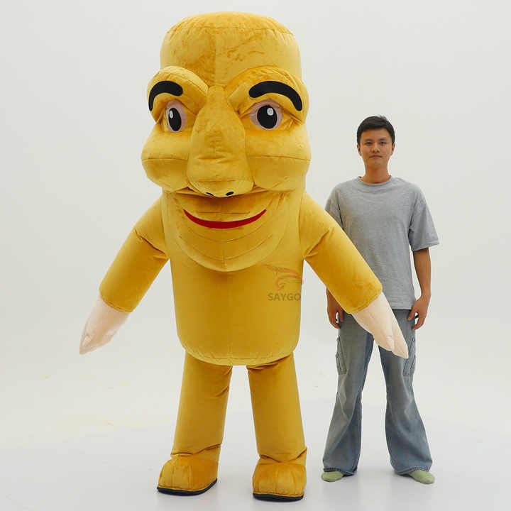 Kid Adult Monster Halloween Cosplay Horror Game Jumpsuit Clothe AI Cartoon Walking Tung Tung Tung Sahur Mascot Costume