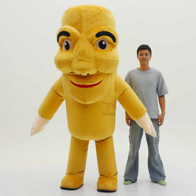 Kid Adult Monster Halloween Cosplay Horror Game Jumpsuit Clothe AI Cartoon Walking Tung Tung Tung Sahur Mascot Costume