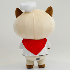 Cusom Cook Cat Chef Inflatable Mascot Costume for Advertisement Business 2.2m 2.6m Inflatable Chef cat Mascot Costume with Brand logo,Big Mascot,Brown cat Chef Inflatable Mascot Costume for Advertisement Business 2.2m 2.6m Inflatable Chef cat Mascot Costume with Brand logo