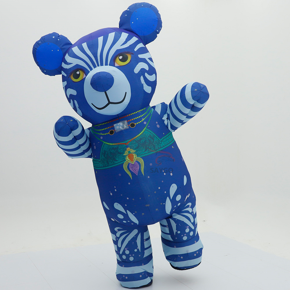 Cartoon Character Avatar Mum Teddy Bear Costumes Mascot for Events Pros Rental 2.2m Inflatable avatar Clothes Giant