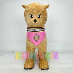 Factory Good Price Customized Party Dress Alpaca Animal Inflatable Mascot Costume