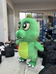 Halloween Funny Dress Customized Inflatable Plush Dinosaur Suits Inflatable Mascot Costume Adult Costume