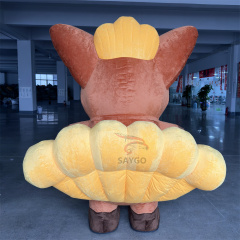 Hot Sale Cartoon Mascot Costume Cute Bunny Adult Party Cosplay Inflatable Pokémon Vulpix Costume Pokémonokémon Child Costume
