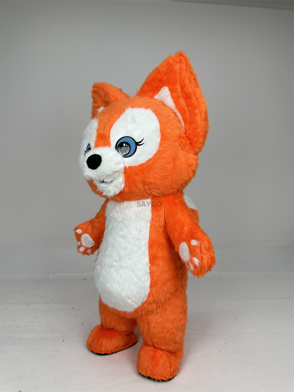 High Quality  2M 2.6m pink Orange Blue Inflatable Fox Mascot Costume Halloween  Cartoon Cosplay Mascot