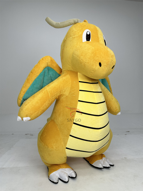 Inflatable Chinese Dragons Costume Mascot for Festival Dress up 2m Dragonite Chinese Mascot Costume