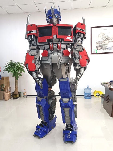 Camaro Bumblebee Transformers Realistic Adult LED Robot Costume Party Mascot Suit with Illuminated Dance Robot Features,Big Mascot,Realistic Adult LED Robot Costume Party Mascot Suit with Illuminated Dance Robot Features