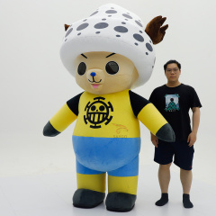 Carnival Christmas Anime Cosplay Costumes Tony Chopper Inflatable Suits for Events Rental 2.2m Chopper Mascot Costumes Sale