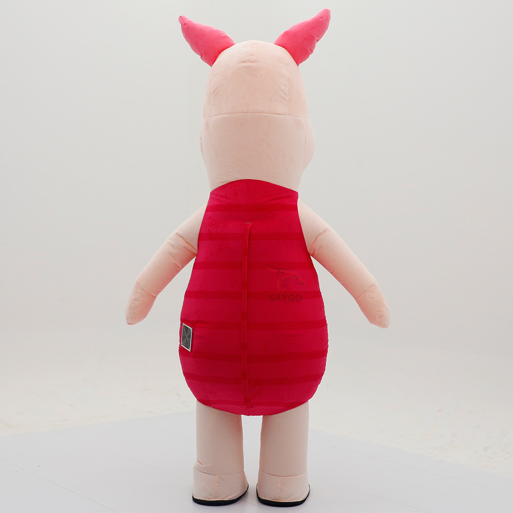 Excellent Product Popular Party Dress Cute Animal Inflatable Plush Pig Mascot Costume Custom Inflatable Giant Mascot Costume