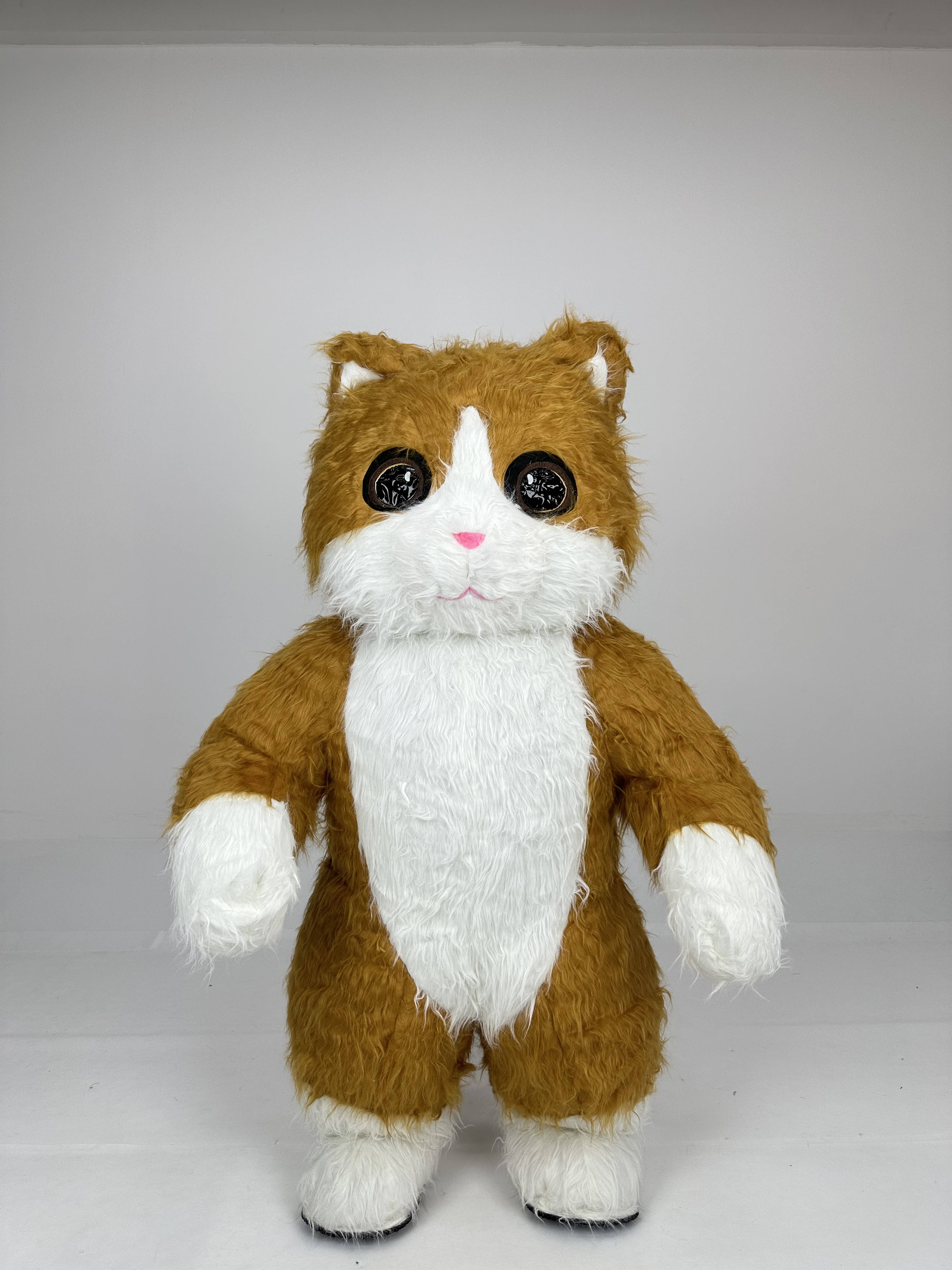 High Quality 2m Halloween Cat Cosplay Costume Hot Sale Plush Mascot Animal Anime Themes Print Technique Festivals Adults Unisex