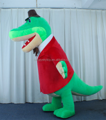 MOQ 1 Inflatable Mascot Costume 2m Crocodile Custom Cosplay Mascotte Theme Fancy Dress Carnival