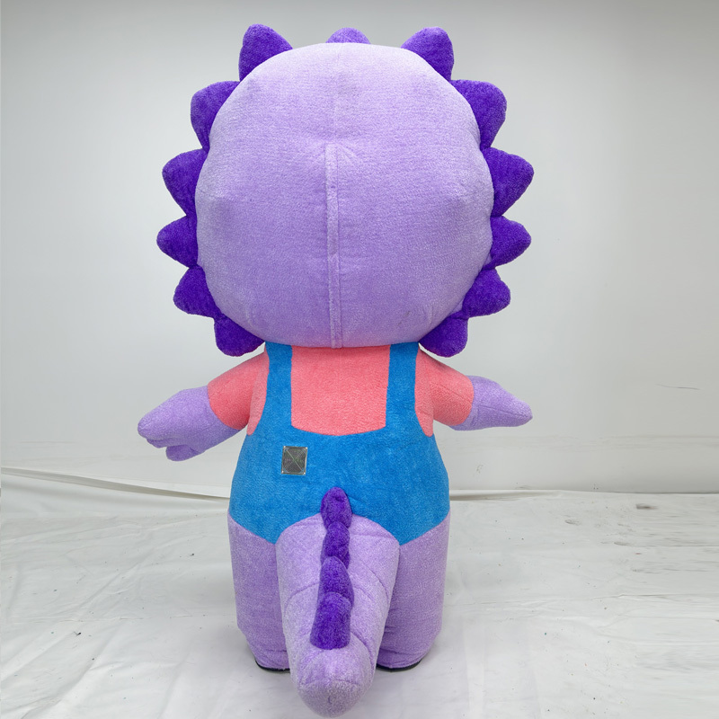 Custom Purple Blue Dragon Mascot Costume Inflatable Purple Dragon Mascot Costume Costumes for Costumed Dragon Mascot for