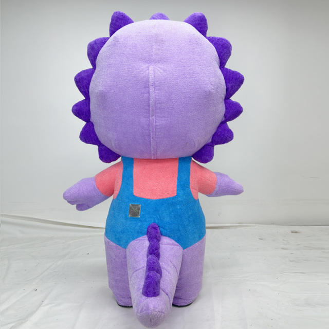 Custom Purple Blue Dragon Mascot Costume Inflatable Purple Dragon Mascot Costume Costumes for Costumed Dragon Mascot for