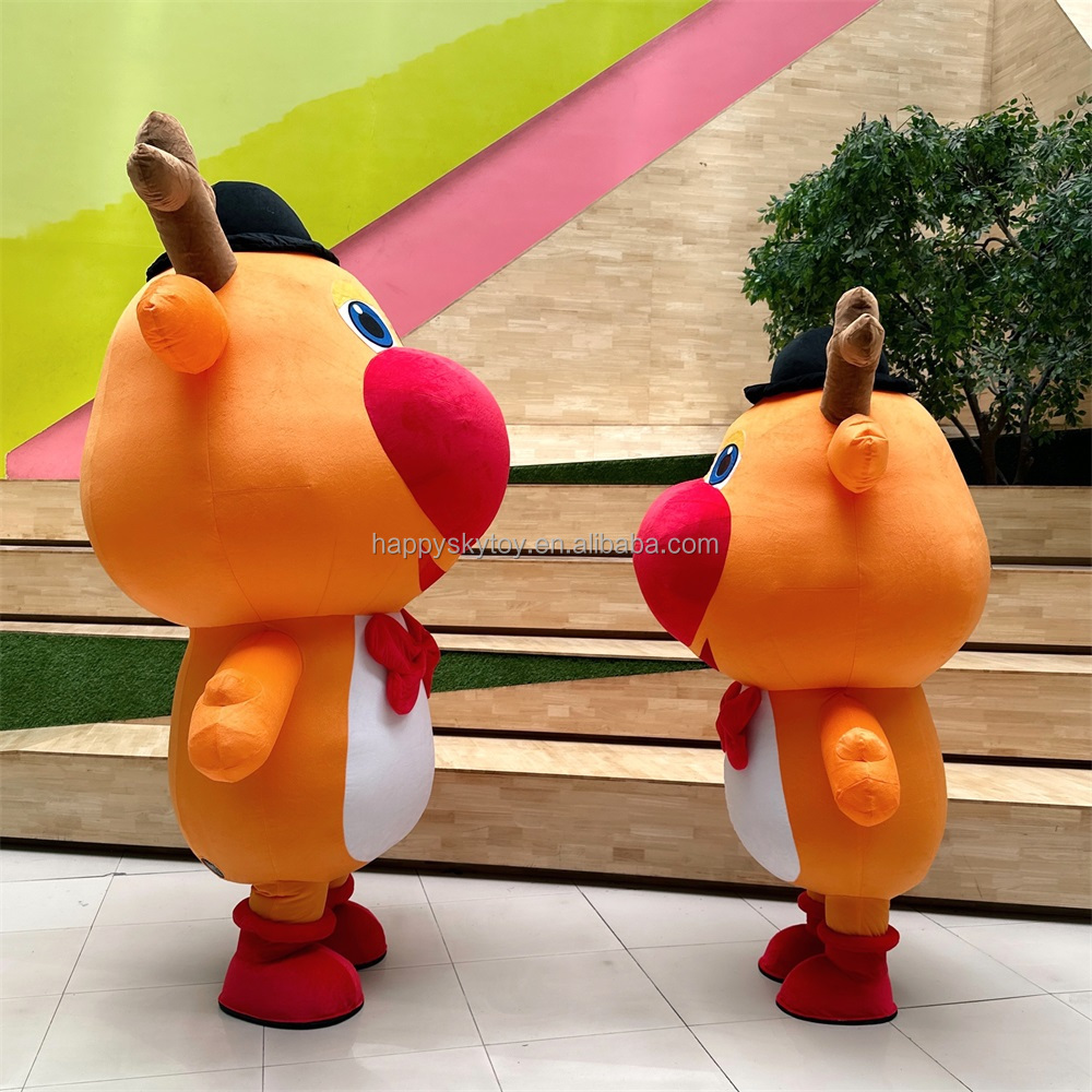 Christmas Reindeer Inflatable Mascot Costume 2M/2.6m Custom Cosplay Mascotte Theme Fancy Dress