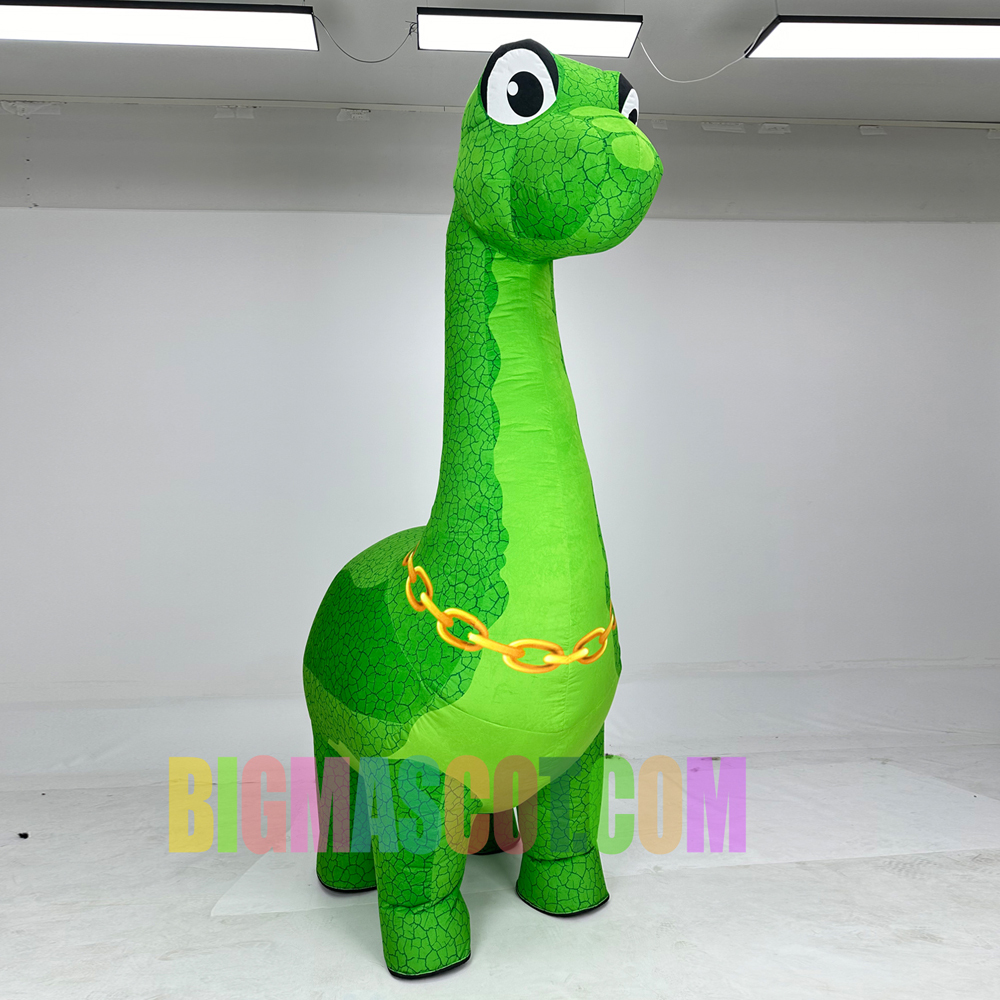 Happy Inflatable Dinosaur Mascot Costume Adult for Event Christmas Party Mascot Cosplay Dragon Costume Halloween Mascot