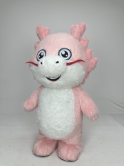 Hot Sale for Chinese Inflatable Red & Pink Dragon Mascot Costume for Adults-Unisex Easter/Halloween Use