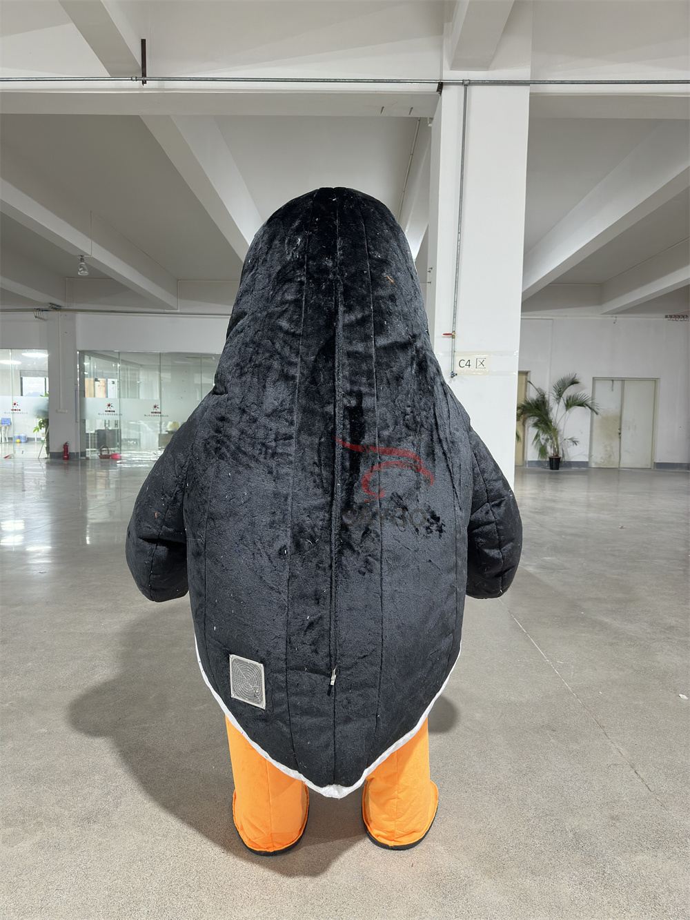 Cartoon Penguin Animal Mascot Costume Inflatable Suits for Halloween CarnivalChristmas Party Cosplay for Lion Character Design