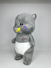 Cute Cat Mascot Costume Party Show Giant Plush Inflatable Cartoon Animal Adult Party Event Mascot Custom Character Costume