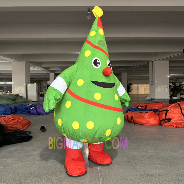 2m /2.6m Popular Inflatable Christmas Tree Mascot Costume Plant Christmas Mascot Costumes for Sale