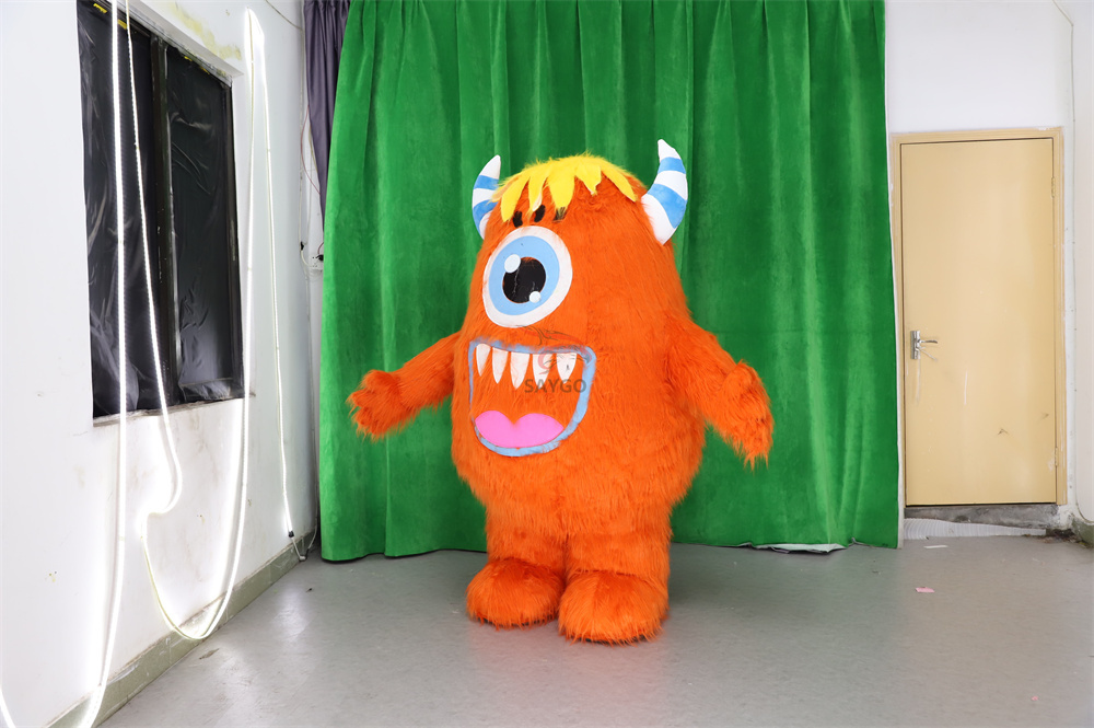 Costume Halloween Cosplay Mascot Costumes Inflatable Eye Monster Inc Character