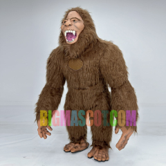 Custom Made Unisex Wild Man Savage Mascot Costume Adult Plush Inflatable Walking Character Animal Cosplay for Events