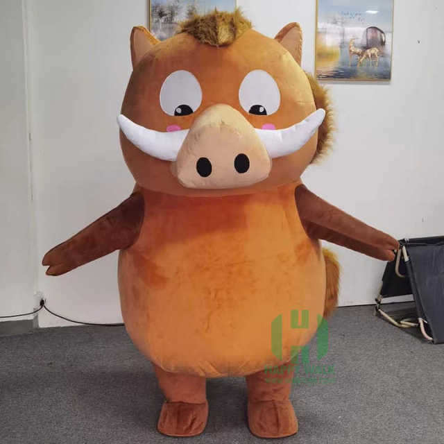 The Boar Costume Mascot for Wild Anime Theme Cosplay 2/2.6m Giant Inflatable Boar Mascot Costume Oem