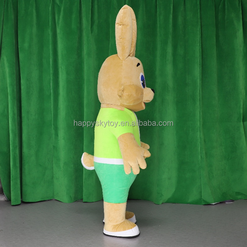 Fluffy Mascot Bunny 2m Inflatable Clothing Suits for Adults Easter Bunny Mascot Costumes Hot Selling
