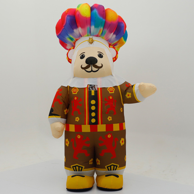 Professional-Grade Custom Arabian Father Mascot Costume Inflatable Human Mascot Adult Performance Costume