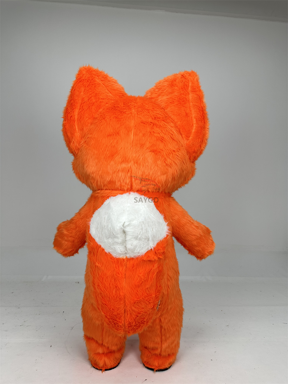Orange Color Linabell Fox Mascot Costume 2m Inflatable Linnabell Fox Mascot Costume for Advertising Performance and Parties