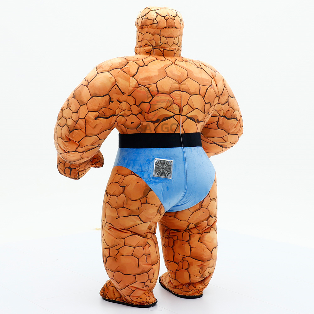Huge Man Mascot Costume 2m 2.6m Inflatable Man Dolls Plush Man Costumes Giant Titan for Sale